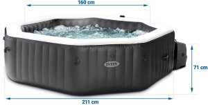 SPA ogrodowe Intex Jet & Bubble Deluxe SPA 211 cm x 71 cm (28462) 8