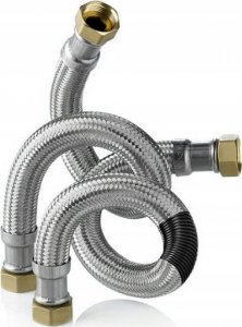 Wężyk przyłączeniowy Tucai Wąż stalowy do wody EXTRA TWIST WW-3/4 x 3/4 L=100 cm [5/30] 3