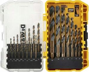 Wiertło Dewalt do metalu HSS walcowe 1,5 2 4,5 4 5 1 3 2,5 3,5 6 10 12 8 9mm zestaw (DT70729-QZ) 2