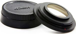 JYC Adapter NIKON [Ai/AiS/AF] na M42 + soczewka 2