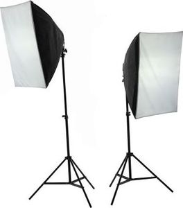IShoot SOFTBOX 40x40cm + OPRAWA NA ŻARÓWKĘ / LAMPĘ E27 7