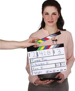 Commlite KLAPS FILMOWY 30x25cm / Biały / na Pisaki - Mazaki 4