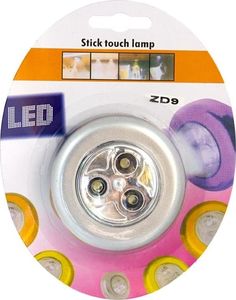 ECpower ZD9 LAMPKA 3 DIODY LED SAMOPRZYLEPNA NA BATERIE uniwersalny 2