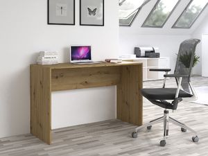 Biurko Topeshop Plus Brązowe 120 cm x 50 cm 2