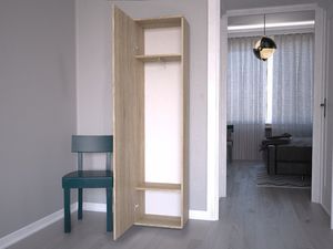 Topeshop SZAFA DUO LUSTRO WIESZAK PRZEDPOKÓJ DĄB SONOMA (DUO SZAFKA SONOMA) 4