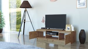 Topeshop Stolik/Szafka RTV Malwa 120CM Dąb Artisan 4