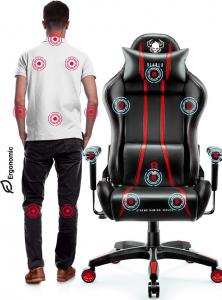 Fotel Diablo Chairs X-One 2.0 King Czarny-czerwony 6