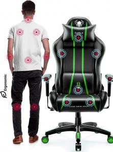 Fotel Diablo Chairs X-ONE 2.0 NORMAL Czarno-zielony 6