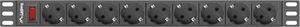 Lanberg Listwa zasilająca PDU 19" 1U 9x Schuko 3m (PDU-09F-0300-BK) 4
