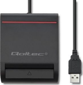 Qoltec Inteligentny czytnik chipowych kart ID (50642) 2