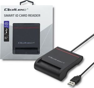 Qoltec Inteligentny czytnik chipowych kart ID (50642) 4