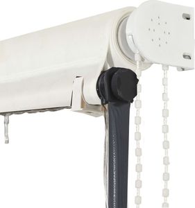 vidaXL Markiza zwijana z LED, 350 x 150 cm, kremowa 7
