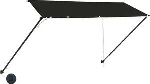vidaXL Markiza zwijana z LED, 300 x 150 cm, antracytowa 3