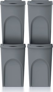 Kosz na śmieci Prosperplast Sortibox do segregacji 4 x 35L szary (IKWB35S4-405U) 2