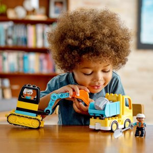 LEGO Duplo Ciężarówka i koparka gąsienicowa (10931) 2