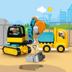 LEGO Duplo Ciężarówka i koparka gąsienicowa (10931) 3