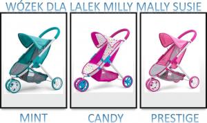 Milly Mally Wózek dla lalek Susie Prestige Mint 3
