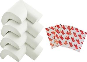 Iso Trade Zabezpieczenie narożników piankowe - 4szt (biały) uniwersalny 7
