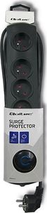 Listwa zasilająca Qoltec Swift przeciwprzepięciowa 5 gniazd 1.8 m czarna (5901878502694) 5