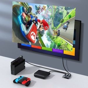 Baseus Switcher Matrix HDMI - 2x HDMI 4K / 30 Hz szary (CAHUB-BC0G) 7