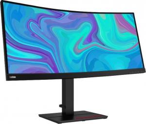 Monitor poleasingowy Lenovo ThinkVision T34w-20 Curved (61F3GAT1EU) 3