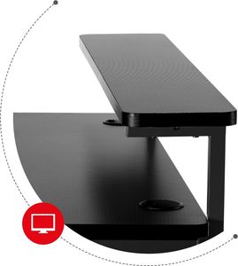 Biurko Huzaro Hero 5.0 Czarne 120 cmx60 cm 10