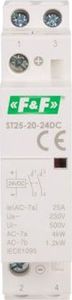 F&F Stycznik modułowy ST25-20-24DC 2NO 25A 24V DC na szynę DIN 2
