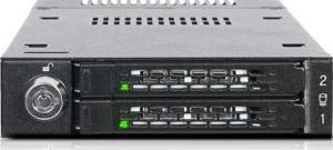 Kieszeń Icy Dock 2x M.2 PCIe NVMe SSD - mini-SAS ToughArmor (MB834M2K-B) 2