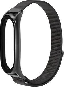 Tech-Protect Pasek nylonowy Mi Smart Band 5/6 czarny 4