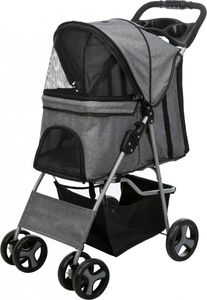 Trixie Wózek transporter psa kota do 15 kg, 4 koła, szary 2