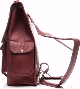 Belveder Plecak skórzany vintage brąz Outlander BT09 3
