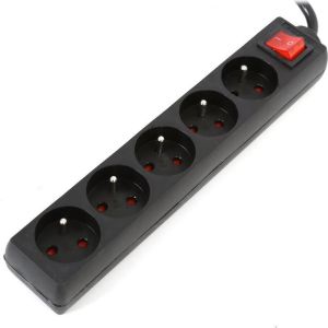 Listwa zasilająca Fiesta 5 gniazd 1.5 m czarna (42042) 2