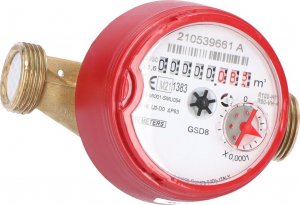 BMETERS Wodomierz antymagnetyczny GSD8-I ciepła woda, 1/2" AC Q3-1,6 m3/h, Tmax:90°C,L=110mm, MID R100/R50 AM 2