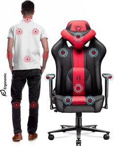 Fotel Diablo Chairs X-PLAYER 2.0 King Size Antracytowo-karmazynowy 7