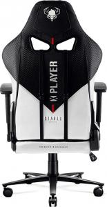 Fotel Diablo Chairs X-PLAYER 2.0 Normal Size Czarno-biały 2