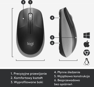 Mysz Logitech M190 Full-size (910-005906) 7