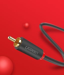 Kabel Ugreen RCA (Cinch) x2 - RCA (Cinch) x2 2m szary (10518) 15