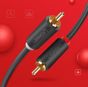 Kabel Ugreen RCA (Cinch) x2 - RCA (Cinch) x2 2m szary (10518) 9