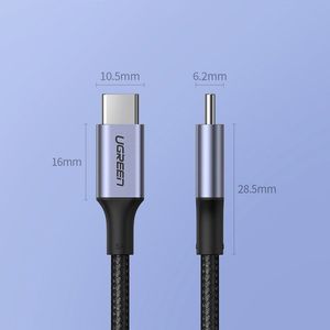 Kabel USB Ugreen USB-C - USB-C 2 m Szary (56613) 12