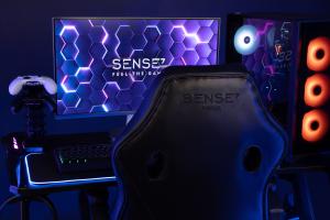 Fotel SENSE7 Prism - skórzany, czarny 14