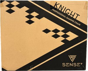 Fotel SENSE7 Knight czarno-czerwony 7