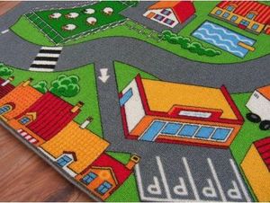 Dywany Łuszczów Dywan dziecięcy uliczki LITTLE VILLAGE, 100x250 cm 4