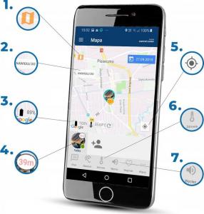 Moduł GPS Calmean Lokalizator GPS Wodoszczelny Śledzenie Aut CALMEAN 5