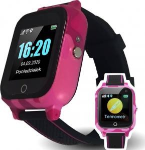 Smartwatch Calmean Care Czarno-różowy 2