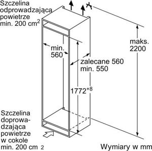 Lodówka Bosch KIS86AFE0 7