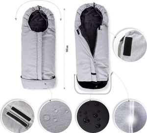 BabyMatex BabyMatex Triton Wodoodporny śpiworek dowózka - 69 2