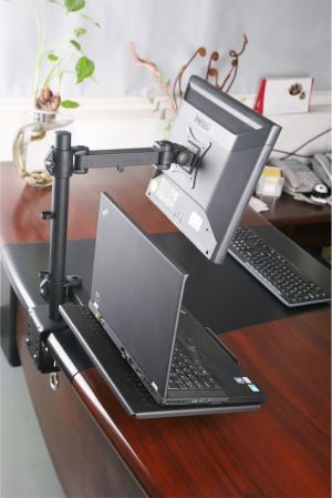 Art Uchwyt biurkowy na monitor 13" - 27" i laptopa L-23 (RAMART L-23) 2