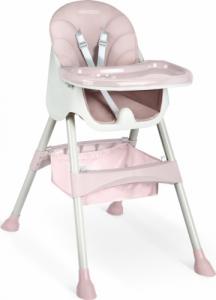Ricokids Krzesełko do karmienia Milo ze stolikiem różowe (700002) 2