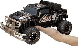 Revell Revell Control RC Car - zdalnie sterowany samochód z pilotem 27 MHz, stabilna konstrukcja, duże koła dla dobrej mobilności w terenie, oświetlenie LED, zasilanie bateryjne - buggy BULL SCOUT 24629 4