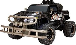 Revell Revell Control RC Car - zdalnie sterowany samochód z pilotem 27 MHz, stabilna konstrukcja, duże koła dla dobrej mobilności w terenie, oświetlenie LED, zasilanie bateryjne - buggy BULL SCOUT 24629 7